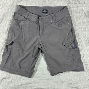 Kuhl Womens Hiking Shorts Size 6 Splash Long Cargo Outdoors Sun Protection
